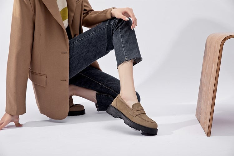 Sara Suede Loafers