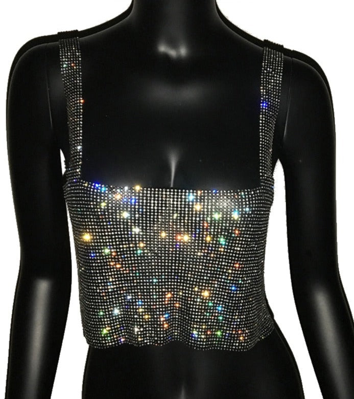 WENDY RHINESTONES TOP