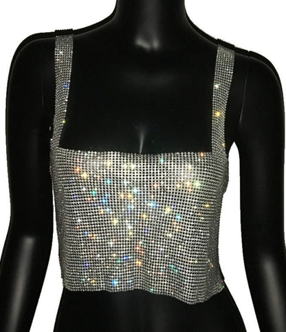 WENDY RHINESTONES TOP