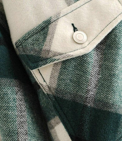 WOOL PLAID OVERSHIRT