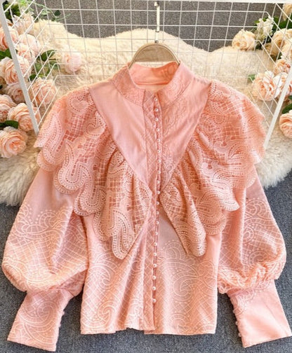 AMELIA LACE BLOUSE