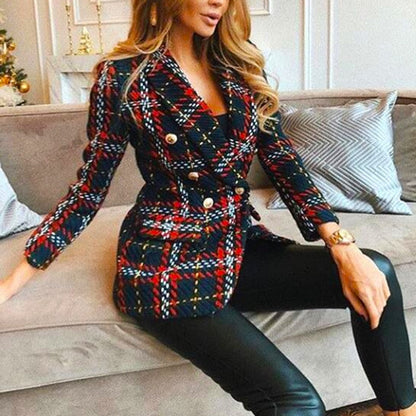 LUCIA CHIC CHECK BLAZER