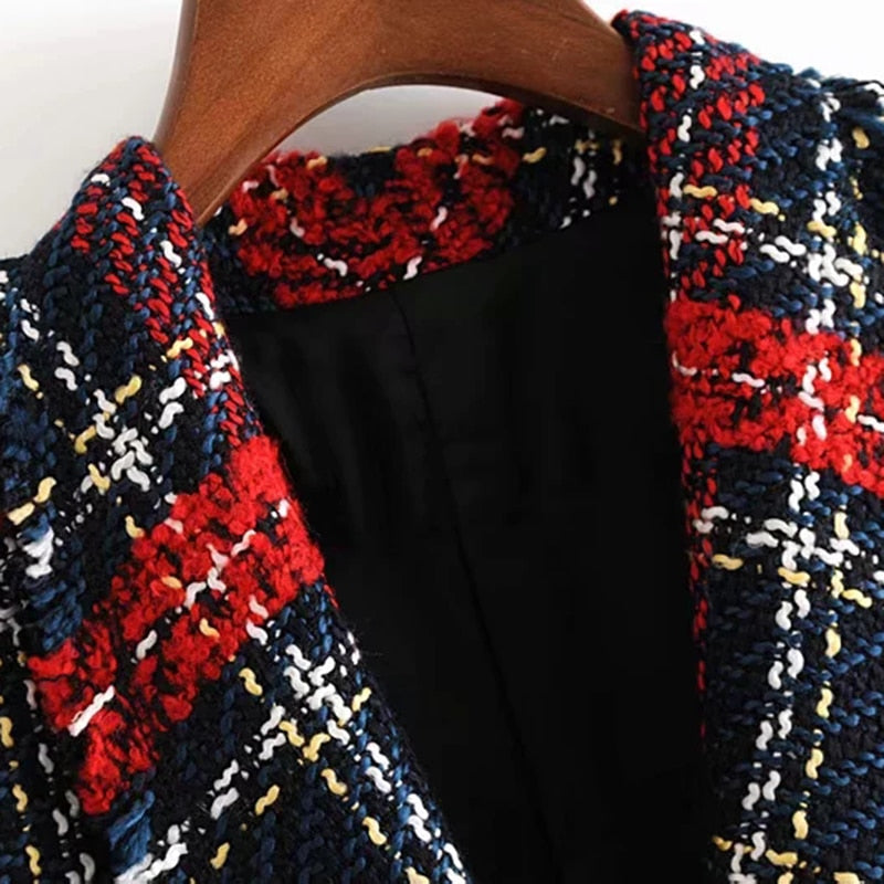 LUCIA CHIC CHECK BLAZER