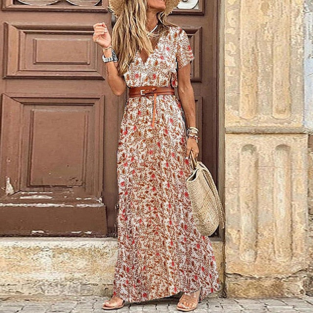 SOIZIC BOHO LONG DRESS