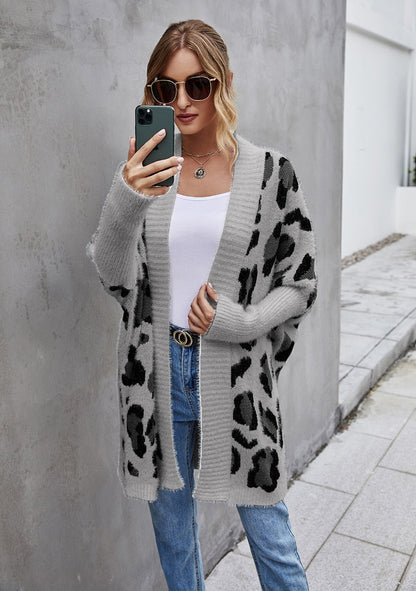 Perfection Leopard Knit Cardigan