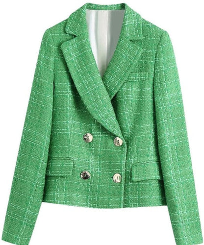 ANABEL TWEED BLAZER & SHORTS