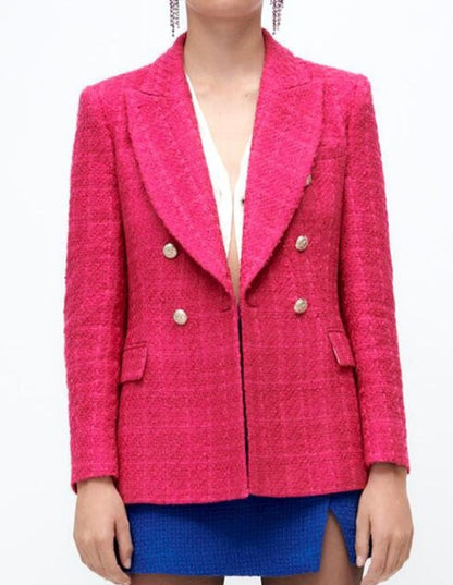 NOELLA COLOR TWEED BLAZER