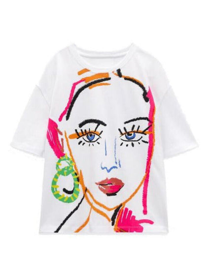 NICOLE PRINTED T-SHIRT