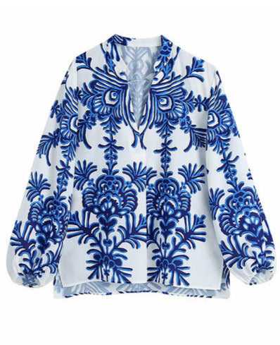 NINA PRINTED BLOUSE